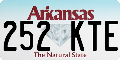 AR license plate 252KTE