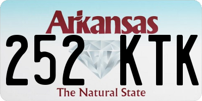 AR license plate 252KTK