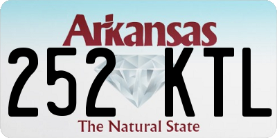 AR license plate 252KTL