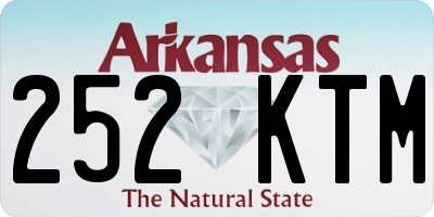 AR license plate 252KTM