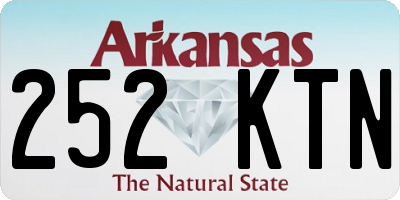 AR license plate 252KTN