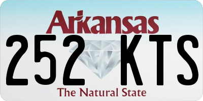 AR license plate 252KTS