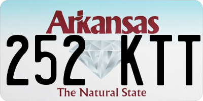 AR license plate 252KTT