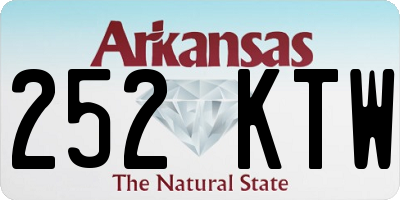 AR license plate 252KTW