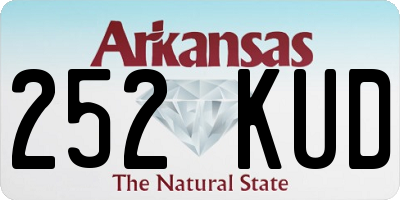 AR license plate 252KUD