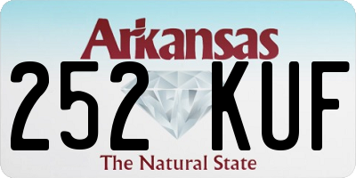 AR license plate 252KUF