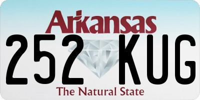 AR license plate 252KUG