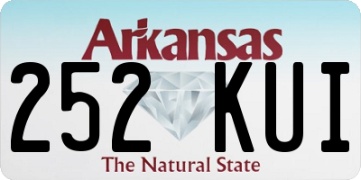 AR license plate 252KUI