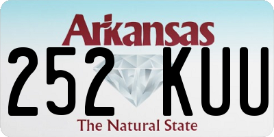 AR license plate 252KUU