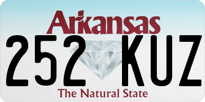 AR license plate 252KUZ