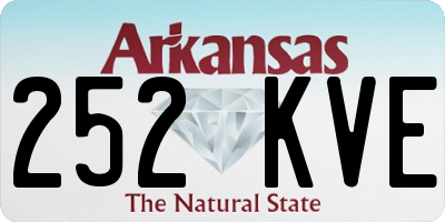AR license plate 252KVE