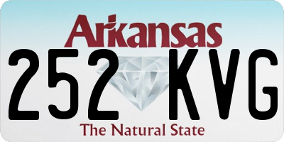 AR license plate 252KVG