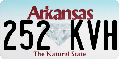 AR license plate 252KVH