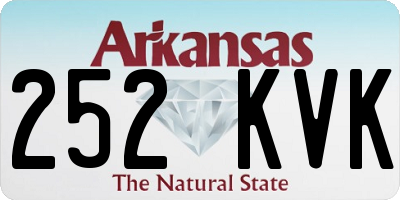 AR license plate 252KVK