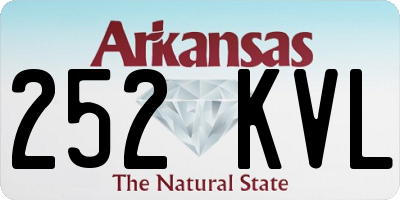 AR license plate 252KVL