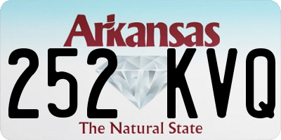 AR license plate 252KVQ