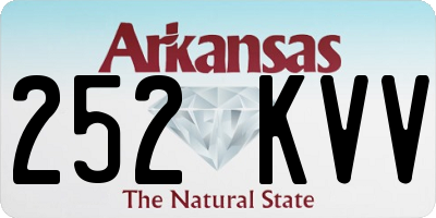 AR license plate 252KVV