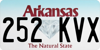 AR license plate 252KVX