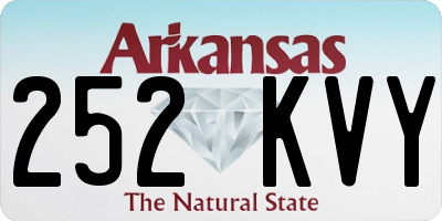 AR license plate 252KVY