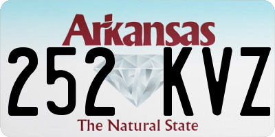 AR license plate 252KVZ