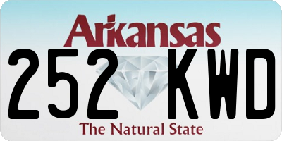 AR license plate 252KWD