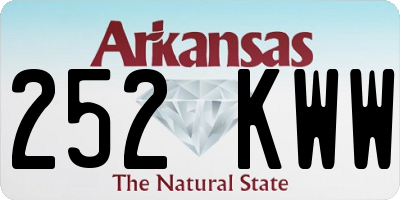 AR license plate 252KWW