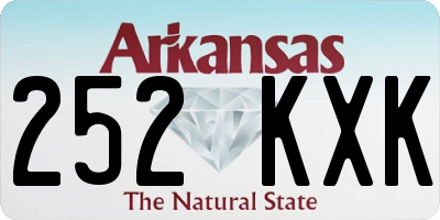 AR license plate 252KXK