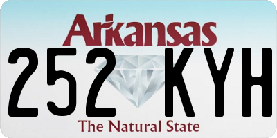 AR license plate 252KYH
