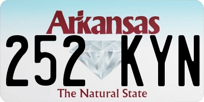 AR license plate 252KYN