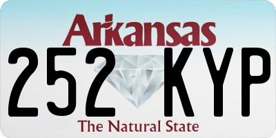 AR license plate 252KYP