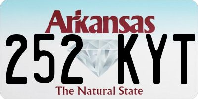 AR license plate 252KYT