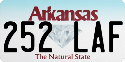 AR license plate 252LAF