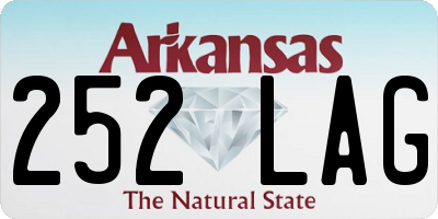 AR license plate 252LAG
