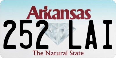 AR license plate 252LAI
