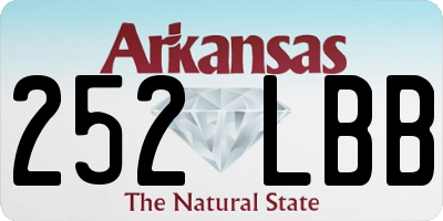 AR license plate 252LBB