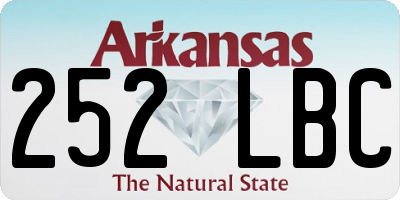 AR license plate 252LBC