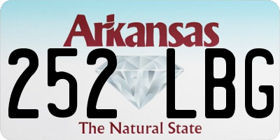 AR license plate 252LBG