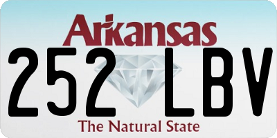 AR license plate 252LBV