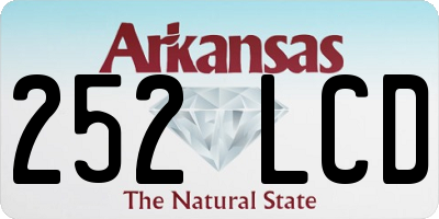 AR license plate 252LCD
