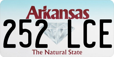 AR license plate 252LCE