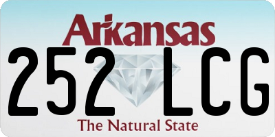 AR license plate 252LCG