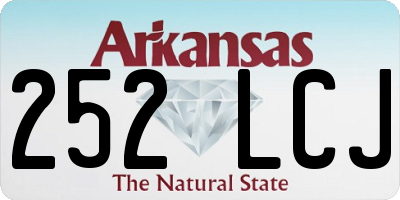 AR license plate 252LCJ