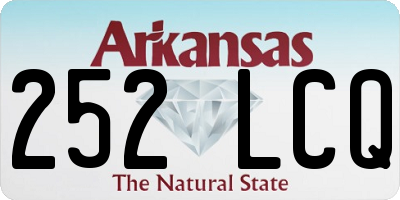 AR license plate 252LCQ