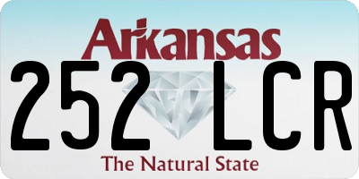 AR license plate 252LCR