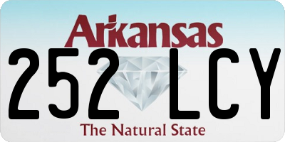 AR license plate 252LCY