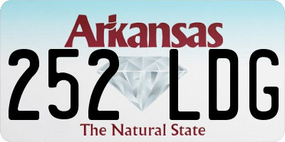 AR license plate 252LDG