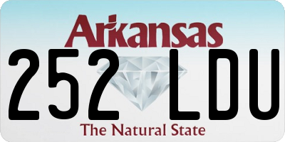 AR license plate 252LDU