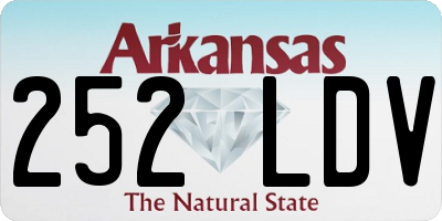 AR license plate 252LDV