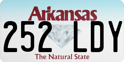 AR license plate 252LDY