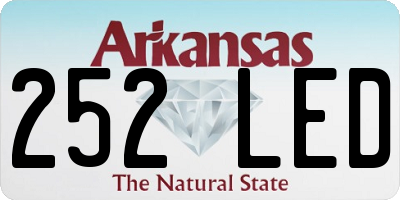 AR license plate 252LED